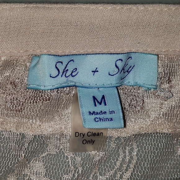 She + Sky Button Down Shirt - Picture 4 of 6